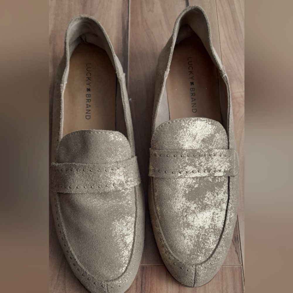 Lucky Brand suede loafers size 8½